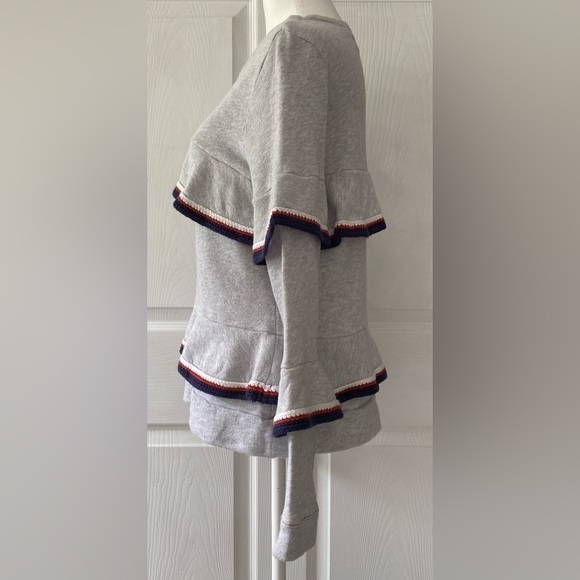 Lou & Grey Women’s Layered Ruffle Sweater Size S - Picture 4 of 11